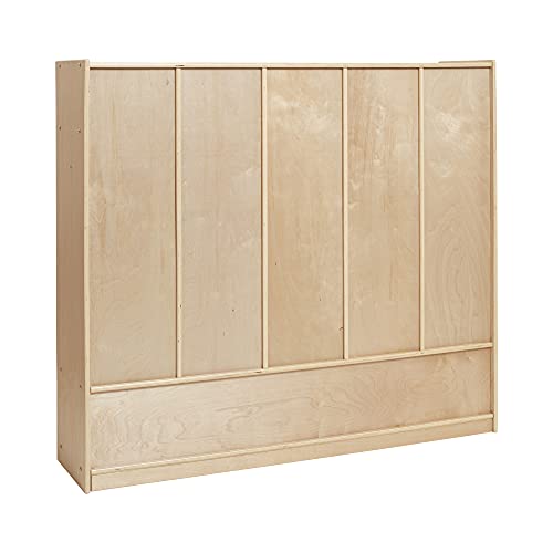 5 Section School Coat Locker, Backpack and Cubby Storage Organizer