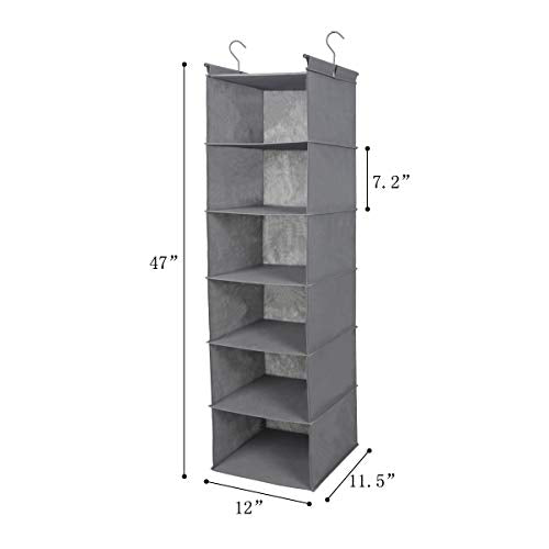 Shelf Hanging Closet Organizer, Closet Hanging Shelf