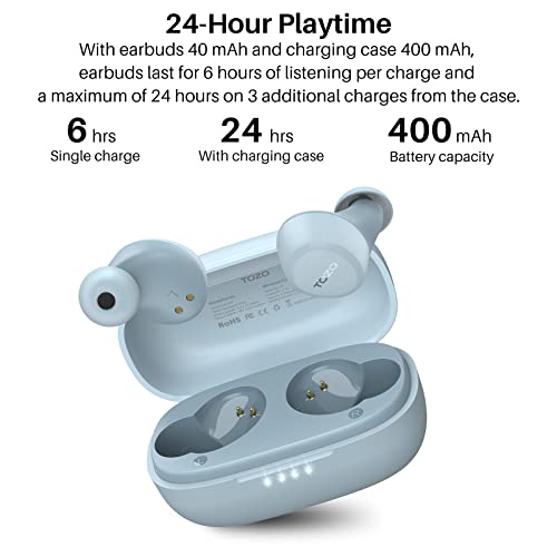TOZO Lightweight Waterproof Mini Earbuds