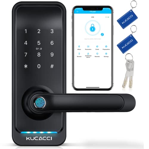 Smart Door Lock, Keyless Entry Door Lock,WiFi Fingerprint Door Lock