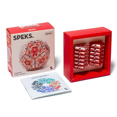 Speks Geode Magnetic Fidget Sphere - Pentagons
