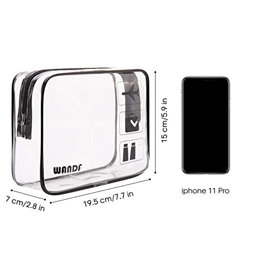 TSA Approved Clear Travel Toiletry Bags Let You Easily Find All Your “Stuff”