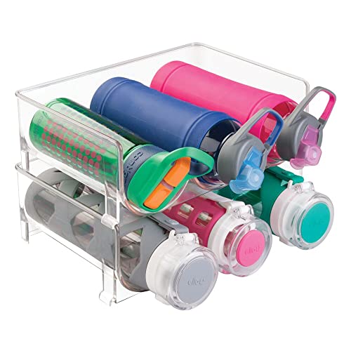 mDesign Plastic Stackable Water Bottle Holder