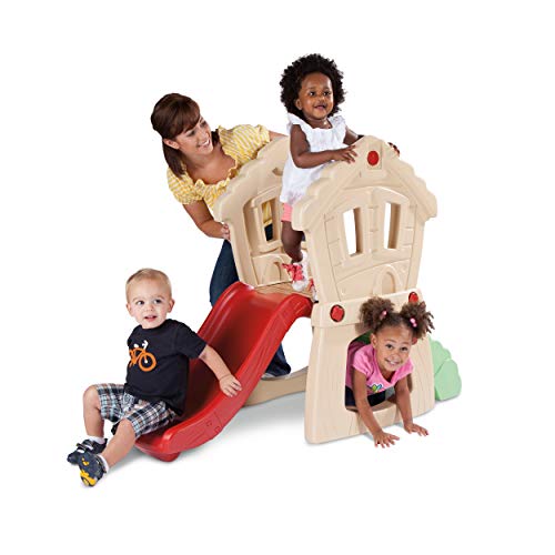 Little Tikes Hide and Seek Climber, Playhouse, Slide
