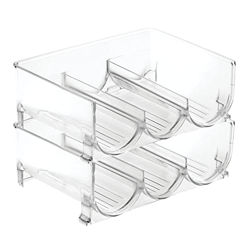 mDesign Plastic Stackable Water Bottle Holder