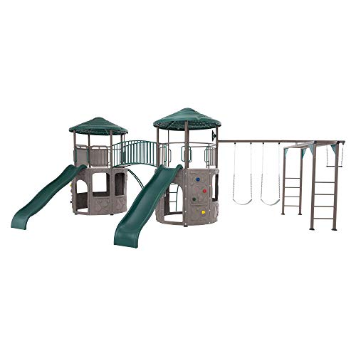Lifetime Double Adventure Tower with Monkey Bars