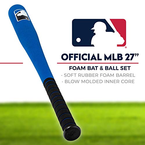 Franklin Sports MLB Kids Foam Baseball Bat + Ball Set