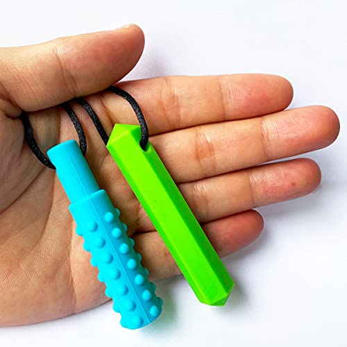 Silicone Chew Necklace for Kids - Chew Pendant Jewelry