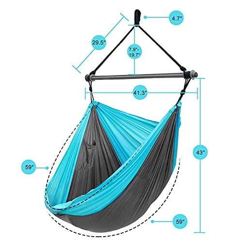 Lightweight Nylon Parachute Hammock Chair Swing