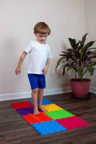 Massage Sensory Mat, Modular Game Mat for Kids and Adults