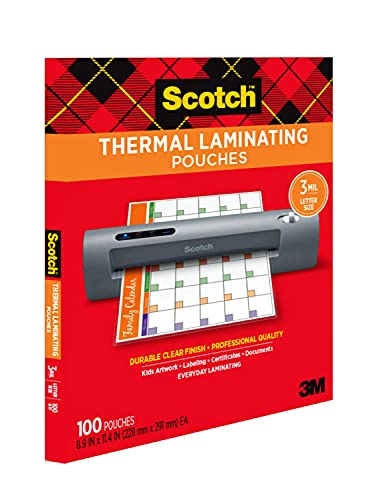 Scotch Thermal Laminator and Laminating Pouch Bundle