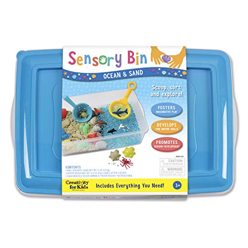 Creativity for Kids Sensory Bin: Ocean and Sand