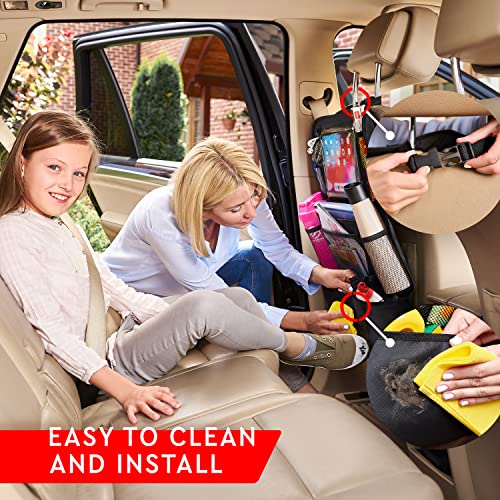 Backseat Car Organizer Corrals all of the “Stuff” You Need for Road Trips and More