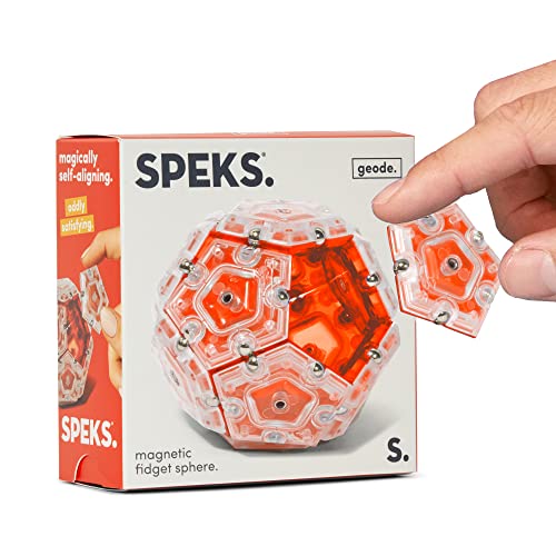 Speks Geode Magnetic Fidget Sphere - Pentagons