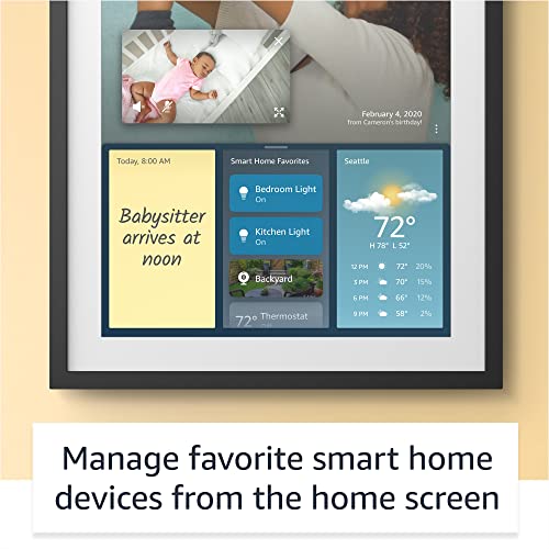Echo Show 15, Full HD 15.6" smart display, family organization with Alexa
