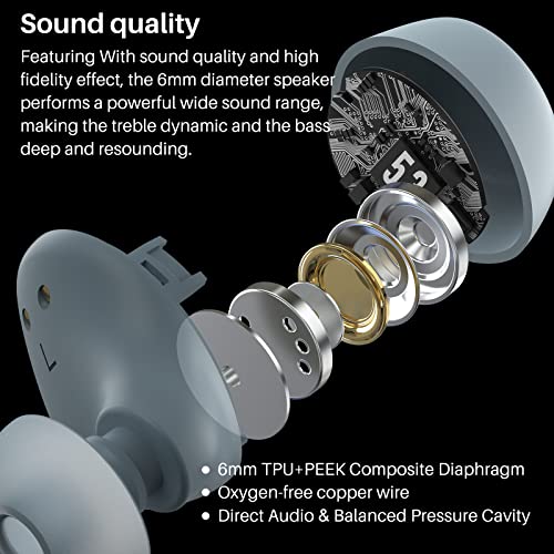 TOZO Lightweight Waterproof Mini Earbuds