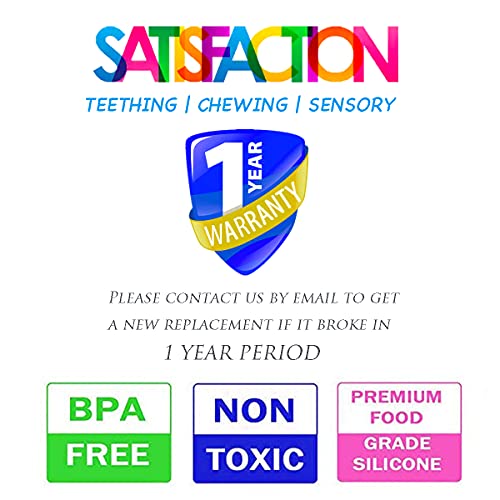 Silicone Chew Necklace for Kids - Chew Pendant Jewelry