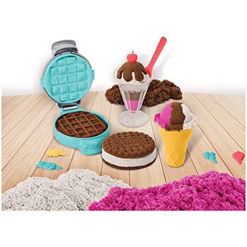 Kinetic Sand Scents, Ice Cream Treats Playset with Scented Play Sand