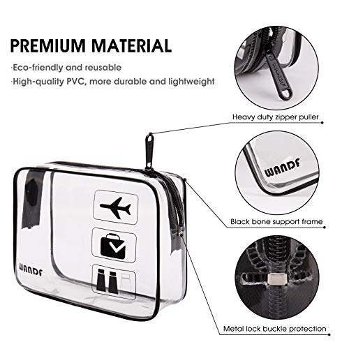 TSA Approved Clear Travel Toiletry Bags Let You Easily Find All Your “Stuff”