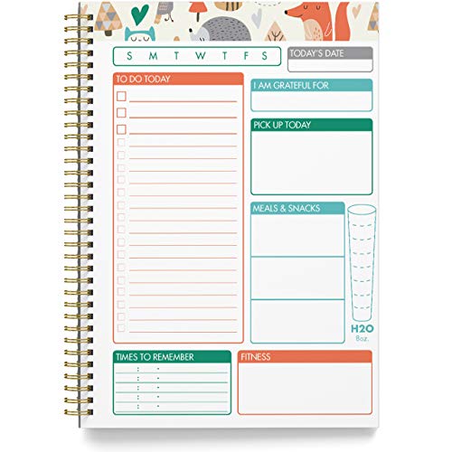To Do List Daily Task Checklist Planner Time Management Notebook