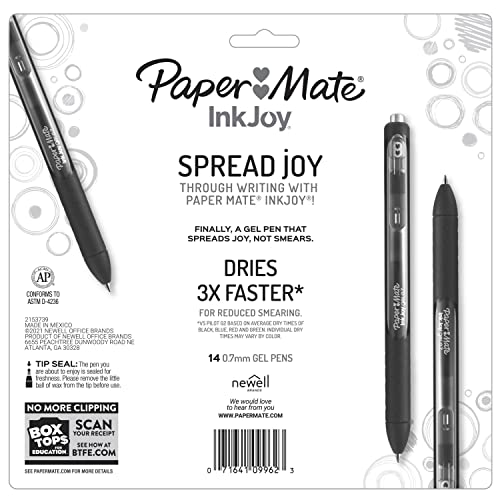 Paper Mate Gel Pens | InkJoy Pens, Assorted Colors