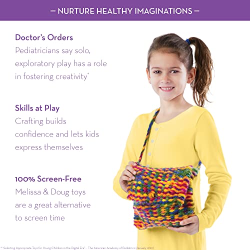 Melissa & Doug Wooden Multi-Craft XL Weaving Loom