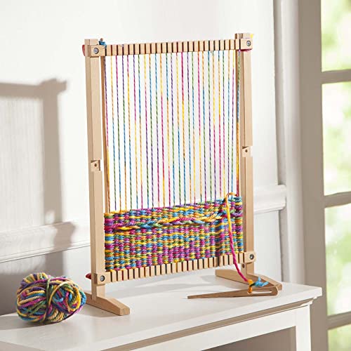 Melissa & Doug Wooden Multi-Craft XL Weaving Loom