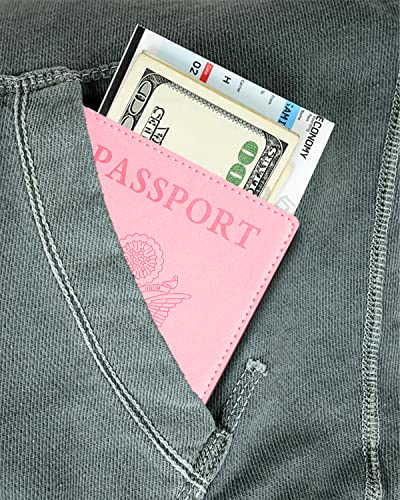 Passport Holder and Vaccine Card Holder Combo Keeps Important Documents Together