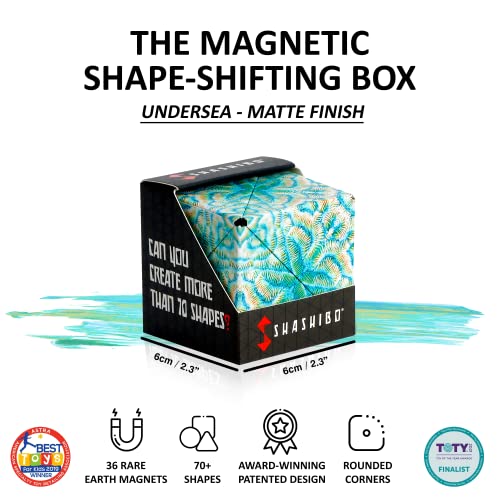 SHASHIBO Shape Shifting Box - Award-Winning, Patented Fidget Cube