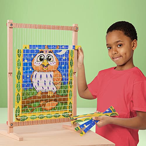 Melissa & Doug Wooden Multi-Craft XL Weaving Loom