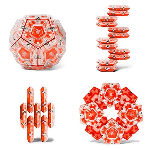 Speks Geode Magnetic Fidget Sphere - Pentagons