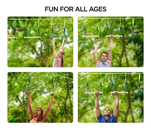 Obstacle Course for Kids | Ninja Warrior Slackline Kit