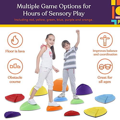 Balance Blocks: Toy Stepping Stones (Indoor/Outdoor)