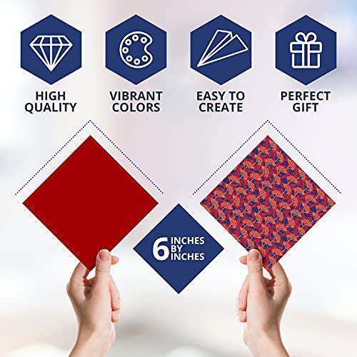 Origami Paper Kit - 300 Sheets, 50 Traditional Japanese Patterns