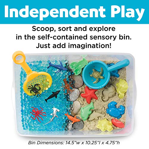 Creativity for Kids Sensory Bin: Ocean and Sand