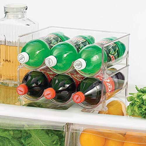 mDesign Plastic Stackable Water Bottle Holder