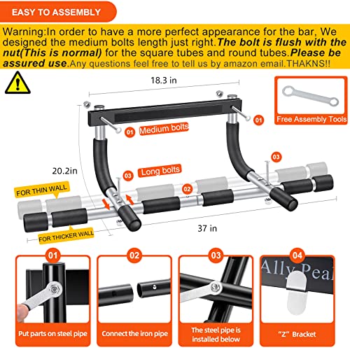 Try a Doorway Pull Up Bar for Exercise and Play