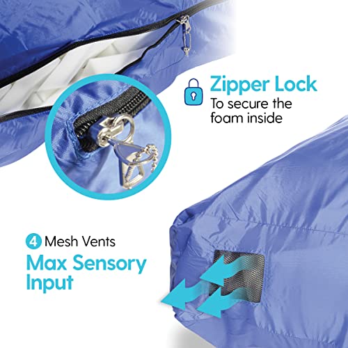 5’ Sensory Crash Pad with Foam Blocks