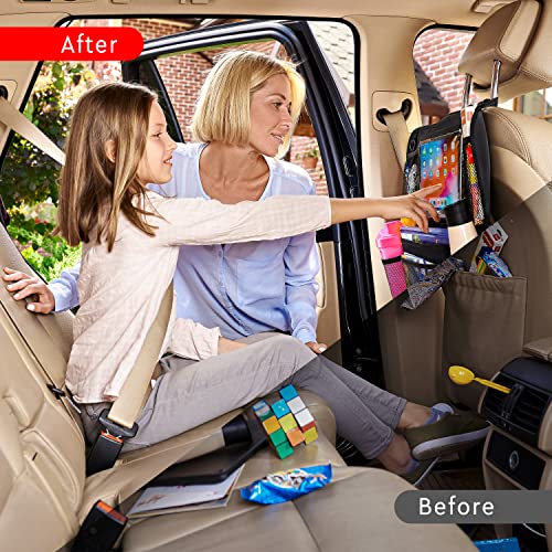 Backseat Car Organizer Corrals all of the “Stuff” You Need for Road Trips and More