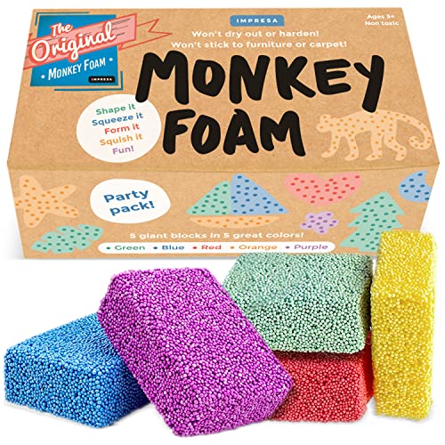 Original Monkey Foam - 5 Giant Blocks in 5 Colors – Flighty Mighty