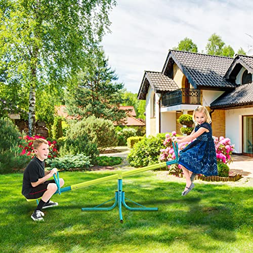 Sit and Spin Teeter Totter, Kids Outdoor Playground Equipment