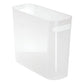 mDesign Plastic Small Trash Can, Wastebasket