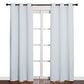 Easy Care Solid Thermal Insulated Room Darkening Curtains