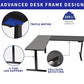 Standing Desk: Electric Height Adjustable Corner Stand Up Desk