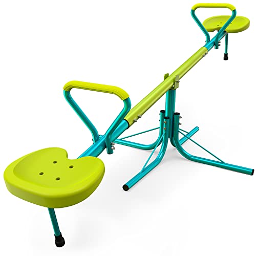 Sit and Spin Teeter Totter, Kids Outdoor Playground Equipment