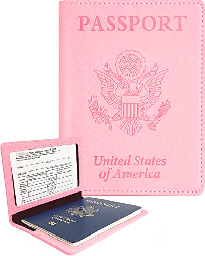 Passport Holder and Vaccine Card Holder Combo Keeps Important Documents Together