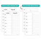 Magnetic Meal Planning Pad - Grocery List for Fridge