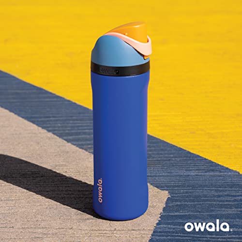 OWALA FreeSip Insulated Water Bottle with Straw