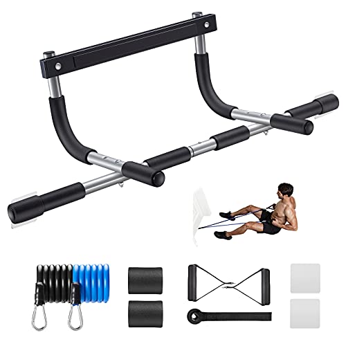 Try a Doorway Pull Up Bar for Exercise and Play
