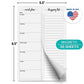 Magnetic Meal Planning Pad - Grocery List for Fridge